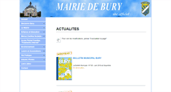 Desktop Screenshot of mairie-de-bury.fr